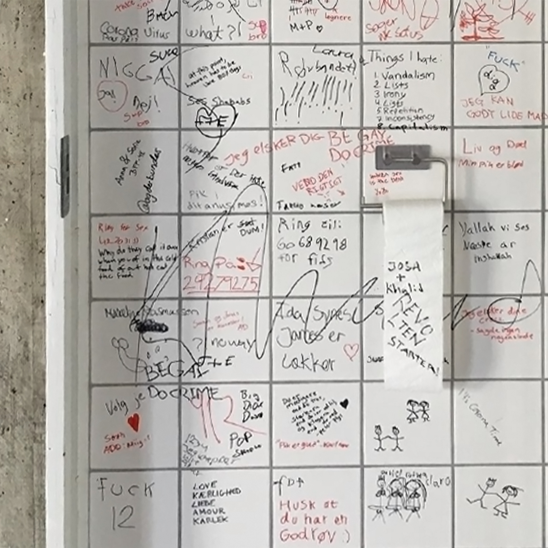 Agnes Refstrup Richtendorff: Det offentlige toilet, installation, Viborg Gymnasium & HF