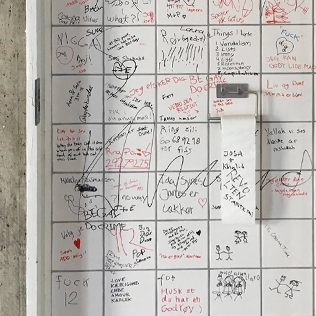 Agnes Refstrup Richtendorff: Det offentlige toilet, installation, Viborg Gymnasium & HF