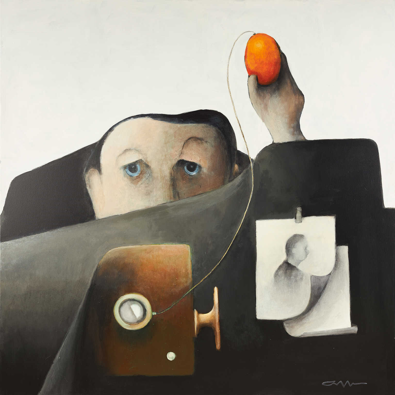 Maleri: Kanonfotografen af Albert Bertelsen