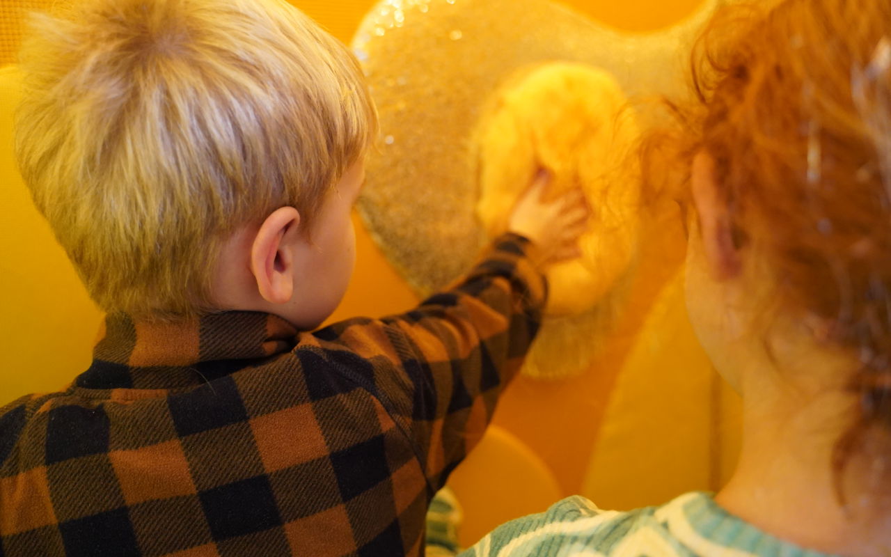 Børn sanser i udstilling