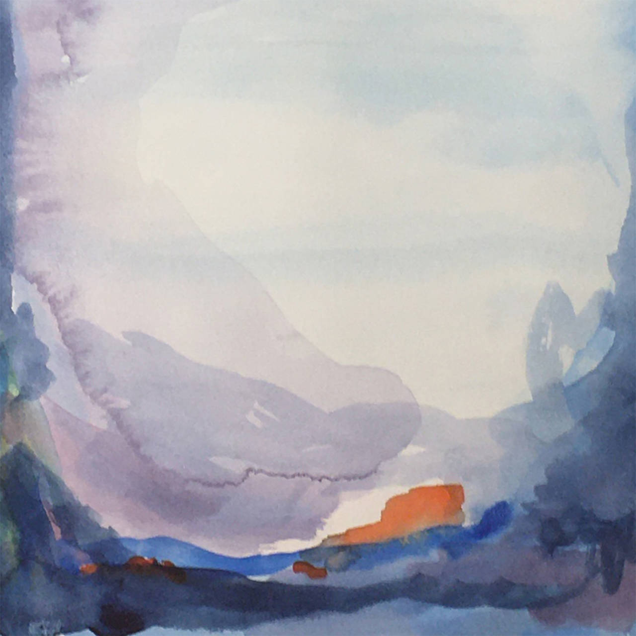 Asha Rüegger Jensen, Station Nord, akvarel, Odsherred Gymnasium